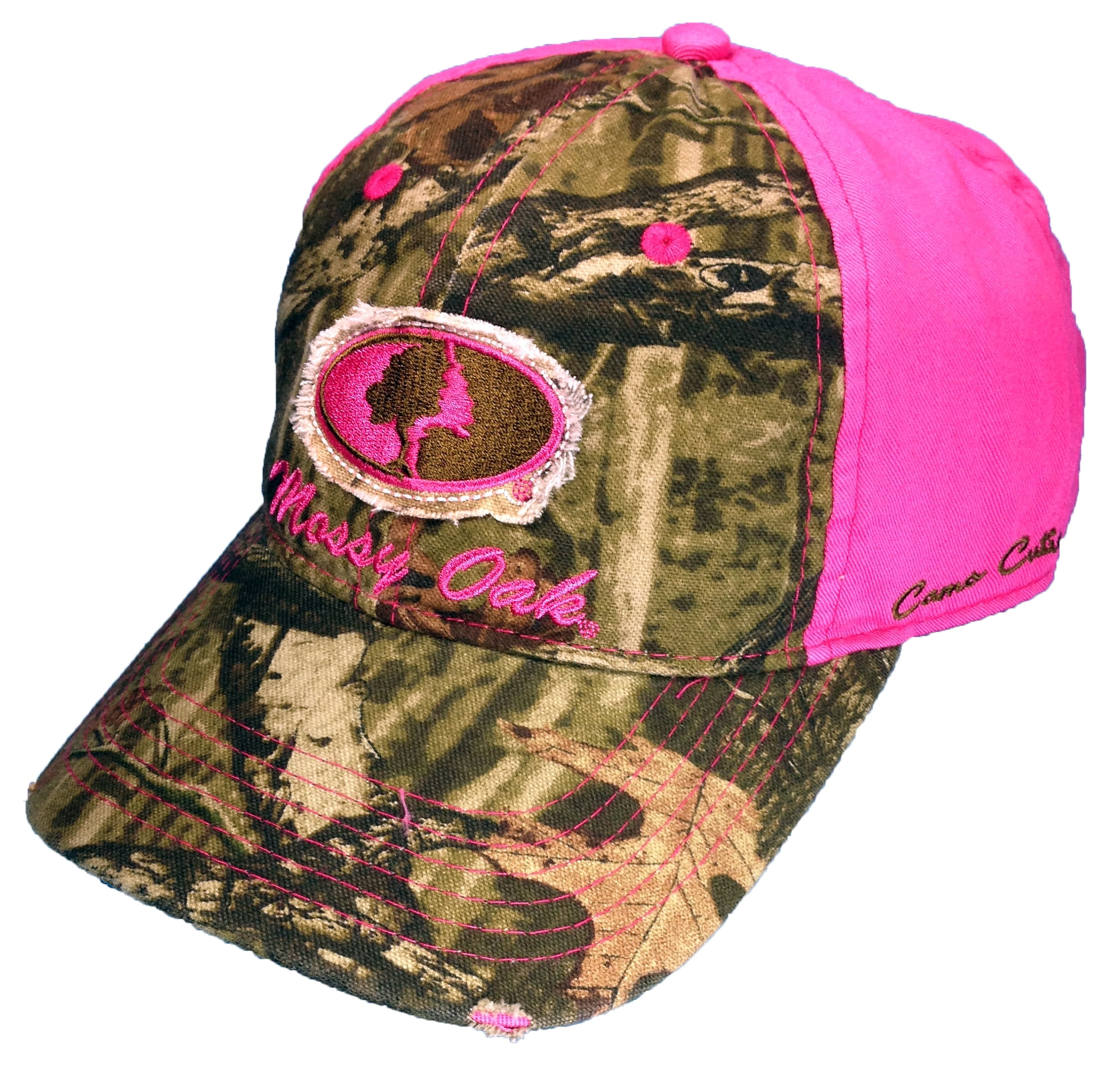 Mossy Oak Pink Camouflage Handled Can Opener with Chrome Head 