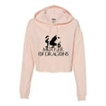 thumbnail image 1 of Womens Mother Of Dragons Cropped Hooded Sweatshirt, 1 of 1