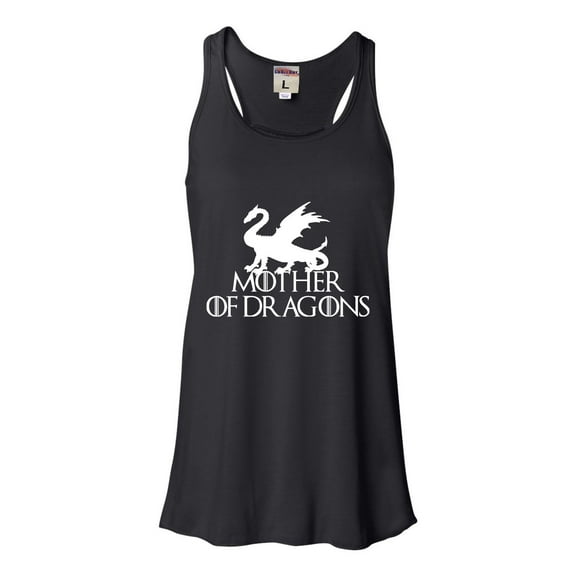 Womens Mother Of Dragons Flowy Racerback Tank Top T-Shirt