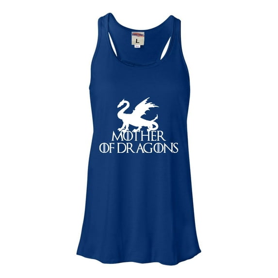 Womens Mother Of Dragons Flowy Racerback Tank Top T-Shirt