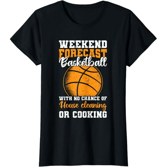 Womens Mother's Day Basketball Mom Weekend Basketball No Cleaning T-Shirt