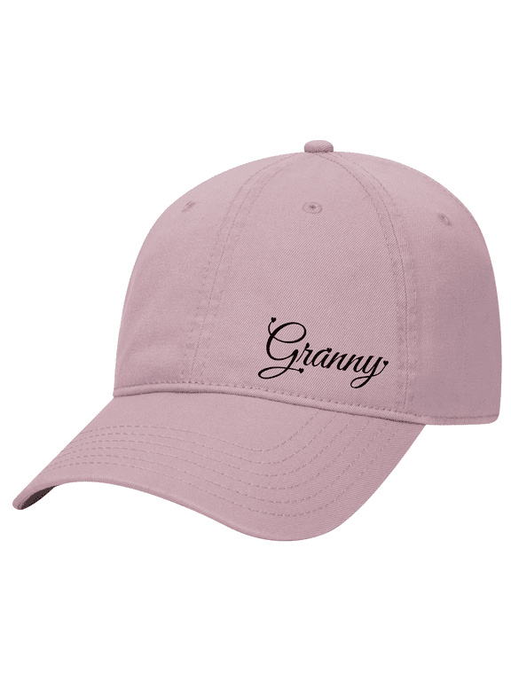 Womens Mother's Day Cute Cursive Names With Hearts Embroidered Azalea Otto Baseball Cap-Granny