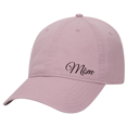 thumbnail image 1 of Womens Mother's Day Cute Cursive Names With Hearts Embroidered Azalea Otto Baseball Cap-Mom, 1 of 1