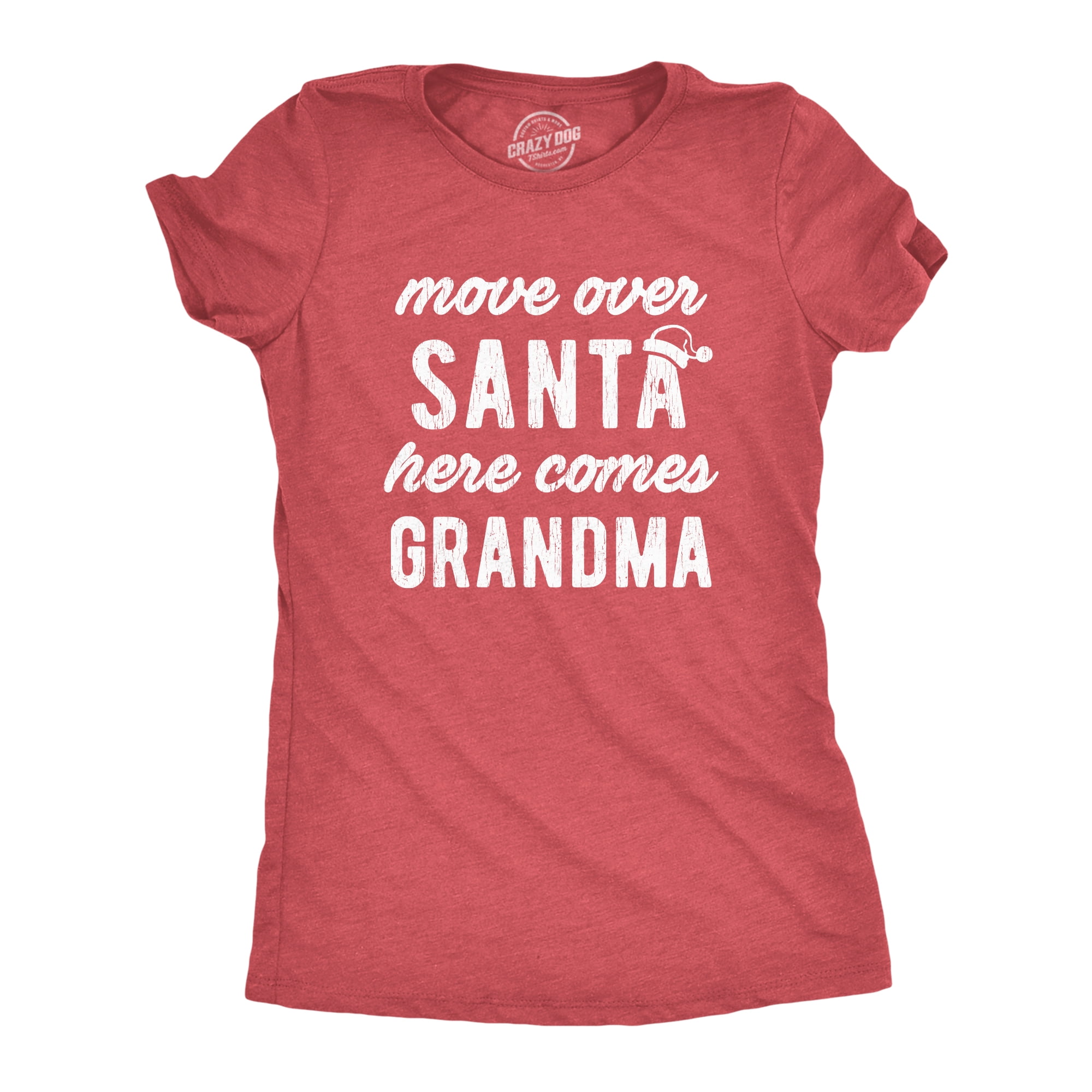Womens Move Over Santa Here Comes Granny Funny Christmas Mimi T-Shirt Womens Move Over Santa Here Comes Granny Funny Christmas Mimi T-Shirt