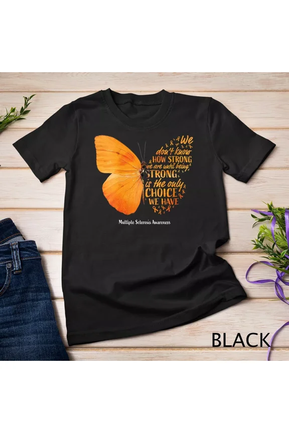 Womens Ms Gifts Women Mom Wife Cute Multiple Sclerosis Awareness Unisex Tshirt