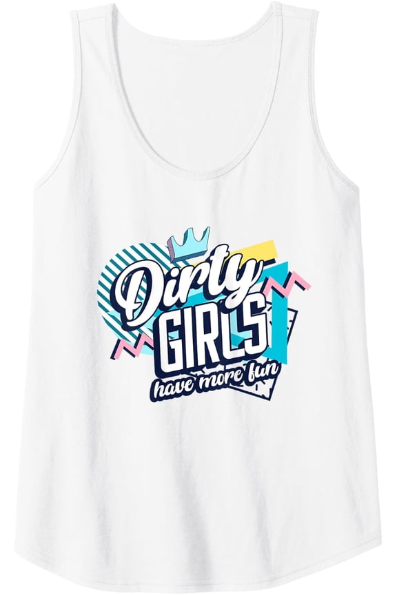 Womens Mud Run Squad Princess Team Muddy Race Running Tank Top Size S-3XL