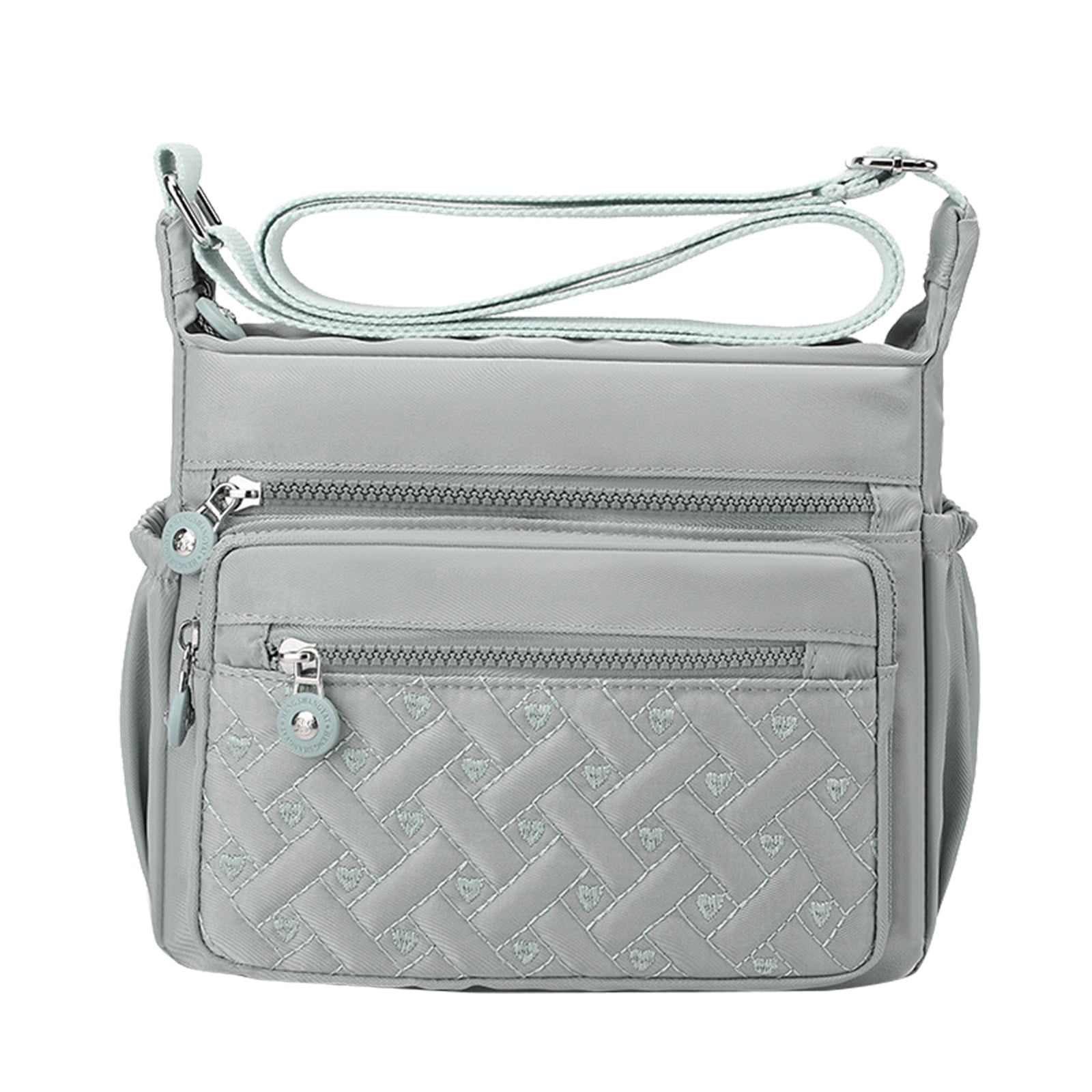 Womens Multi Pocket Casual Waterproof Crossbody Handbags Shoulder Messenger Bag For Travel Hiking Daily