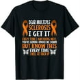 thumbnail image 1 of Womens Multiple Sclerosis Encephalomyelitis MS Survivor Disseminata T-Shirt Black X-Large, 1 of 5
