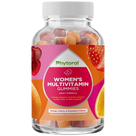 Womens Multivitamin Gummy Vitamins for Adults - Natural Multivitamin for Women Gummies and Natural Immune System Booster - Womens Multivitamin Gummies for Adults Complete Multivitamin with Zinc