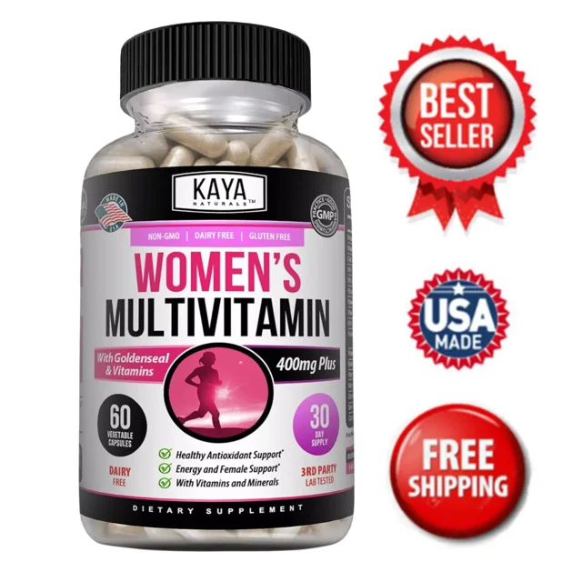 Womens Multivitamin & MultiMineral Increase Energy Metabolism and