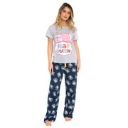PEPPA PIG Womens Mummy Pig Nap Queen Short Sleeve Pajamas Sizes S-XXL