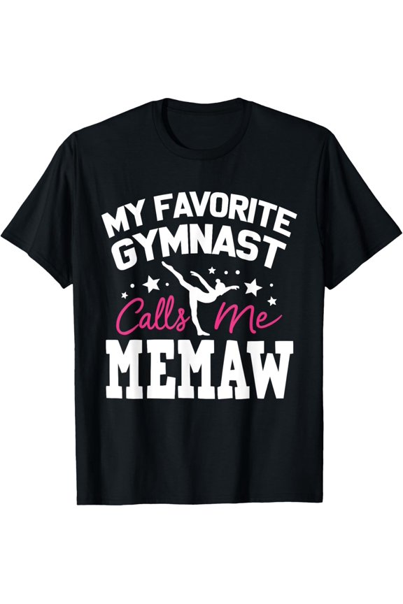 Womens My Favorite Gymnast Call Me Memaw T-Shirt Unisex S-5XL Hot Trending Shirt, Vintage Birthday Gift
