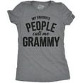 thumbnail image 1 of Womens My Favorite People Call Me Grammy T shirt Funny Mothers Day Gift Grandma Womens Graphic Tees, 1 of 6