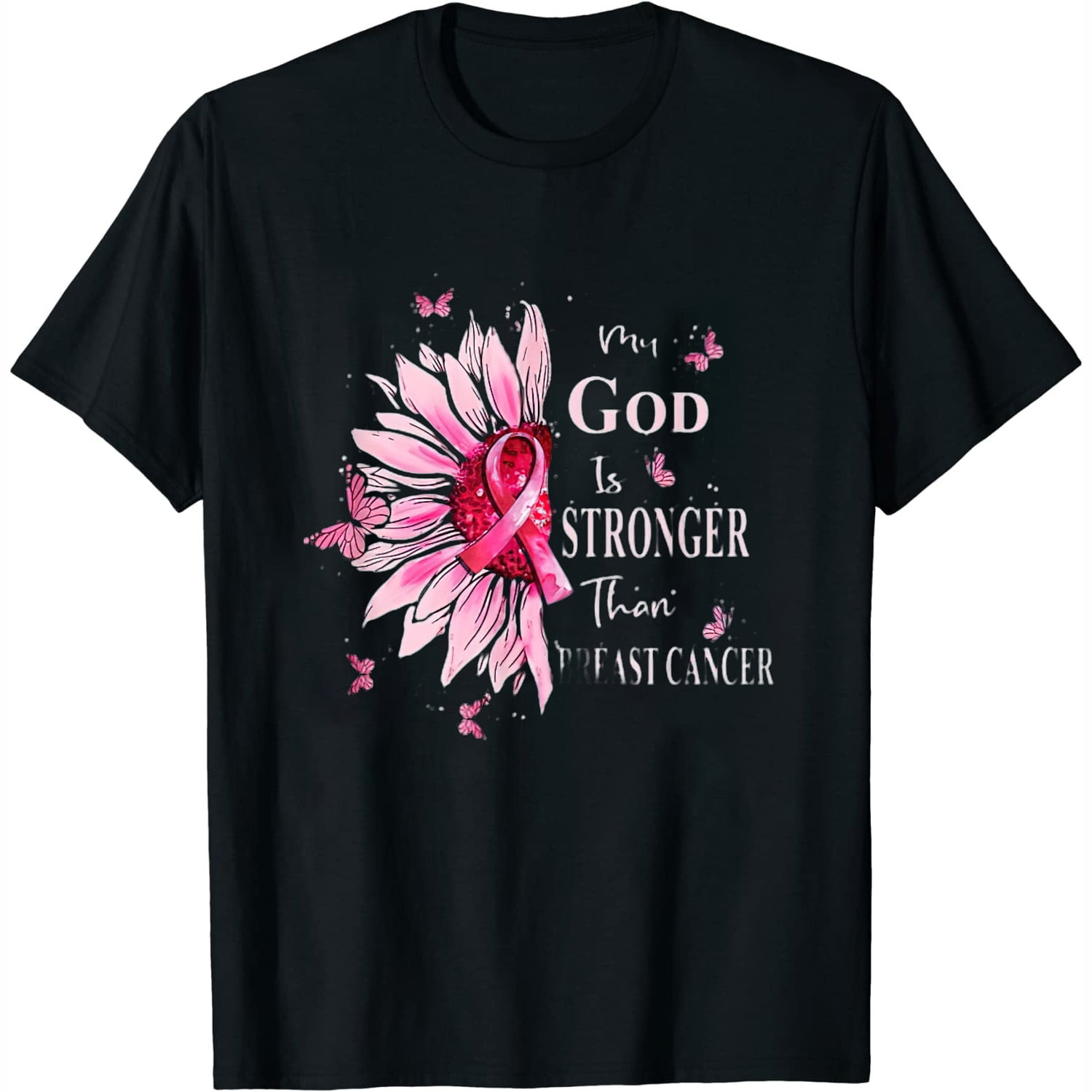 My God Is Bigger Than Cancer Women T Shirt My God Is Bigger Than Cancer Women T Shirt