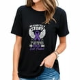 thumbnail image 1 of Womens My Scars Tell a Story They Are Reminders Life Break Me Shirt Black, 1 of 5