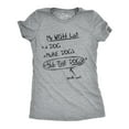 thumbnail image 1 of Womens My Wish List All The Dogs T Shirt Funny Christmas List Tee Womens Graphic Tees, 1 of 9