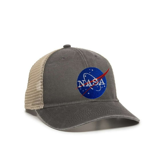 Womens NASA Insignia Logo Ponytail Mesh Back Cap