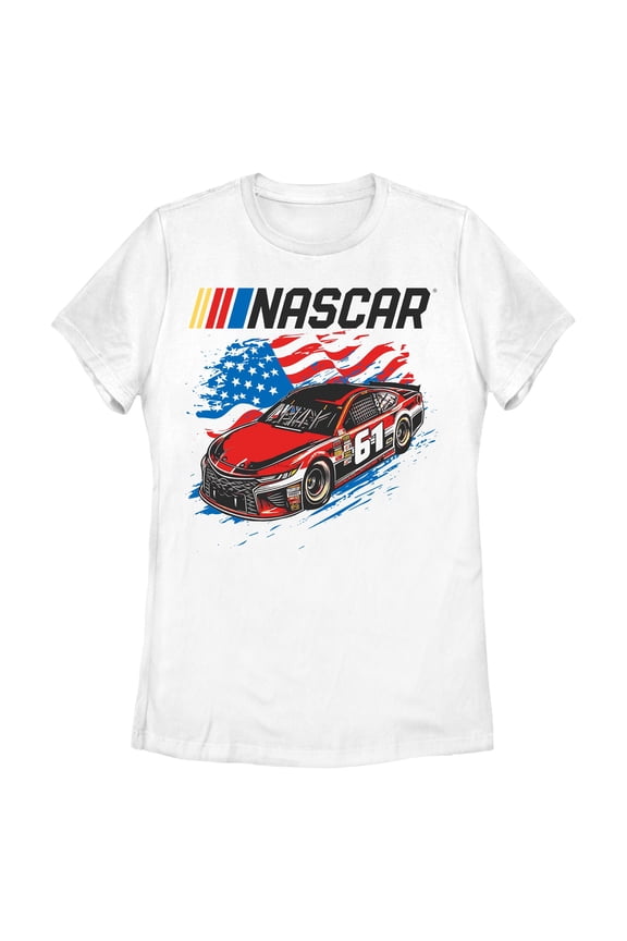 Womens NASCAR American Racing Car 61 T Shirt