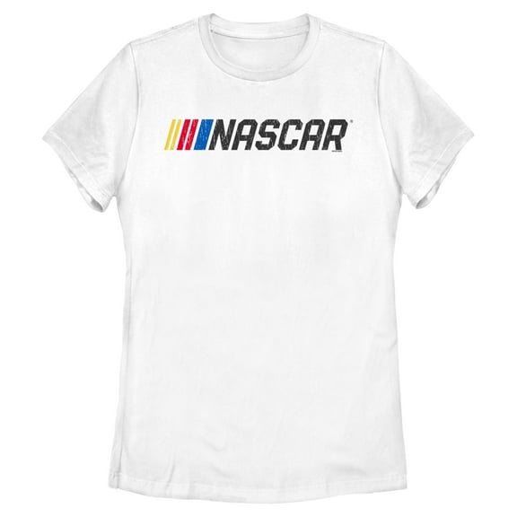 Womens NASCAR Official Racing Logo Distressed T Shirt