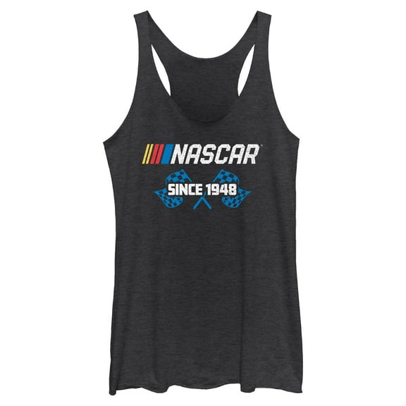 Womens NASCAR Racing Flags Since 1948 Racerback Tank