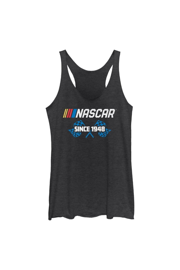 Womens NASCAR Racing Flags Since 1948 Racerback Tank