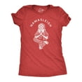 thumbnail image 1 of Womens Namasleigh T Shirt Funny Namaste Yoga Meditation Santa Sleigh Christmas Tee Womens Graphic Tees, 1 of 7