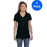 Womens Nano-T V-Neck T-Shirt S04V 2 PACK