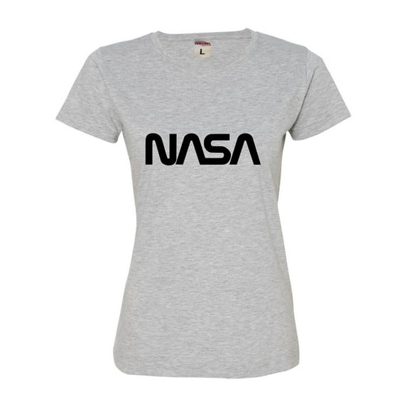 Womens Nasa Worm Logo Deluxe Soft T-Shirt