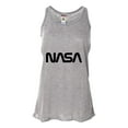 thumbnail image 1 of Womens Nasa Worm Logo Flowy Racerback Tank Top T-Shirt, 1 of 1
