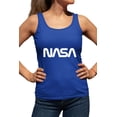 thumbnail image 1 of Womens Nasa Worm Logo Racerback Tank Top T-Shirt, 1 of 1