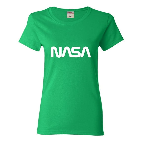 Womens Nasa Worm Logo T-Shirt