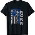 thumbnail image 1 of Womens National EMS Week 2022 USA Flag T-Shirt Black Small, 1 of 5