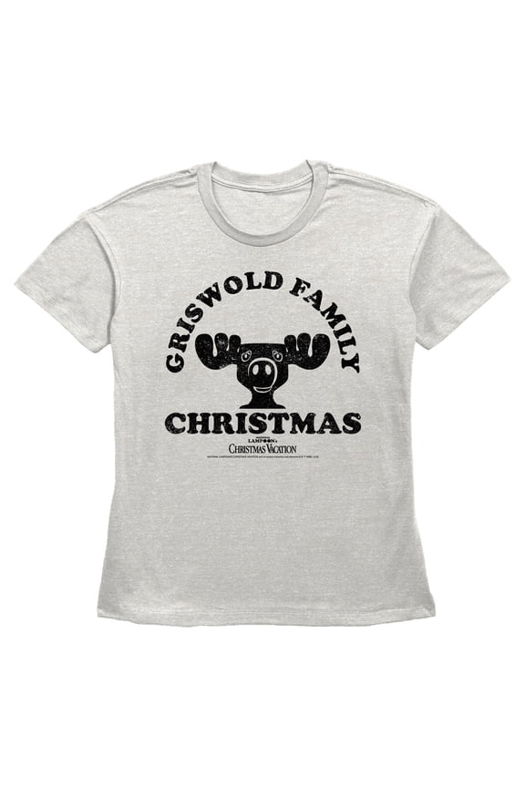 Womens National Lampoon's Christmas Vacation Griswold Family Text T Shirt