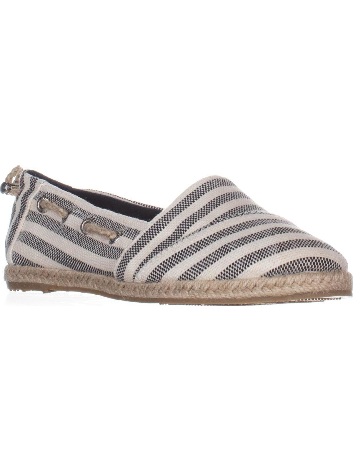 Womens Nautica Rudder Slip-On Espadrille Flats, Black Thick  display picture 1