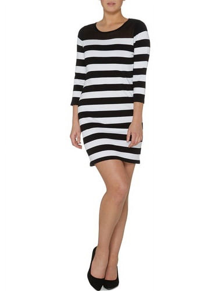 Womens Nautical Striped Dress - image 1 of 2