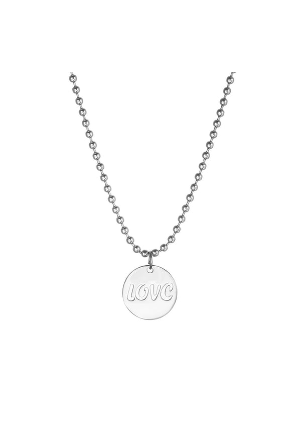 Womens Necklace Jewelry for Women Fashion All Letter Necklace For Women High Grade Clavicle Chain Stainless Steel Jewelry For Girlfriend And