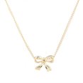 thumbnail image 1 of Womens Necklace Jewelry for Women Gold And Silver Two Tone Bow Necklace Stainless Steel Elegant And Durable For Everyday Wear Or Gifting For Women, 1 of 7