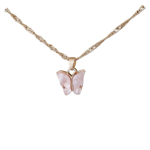 Womens Necklace Jewelry for Women Pendant Jewelry Clavicle Pendant Necklace Chain Accessories Acrylic