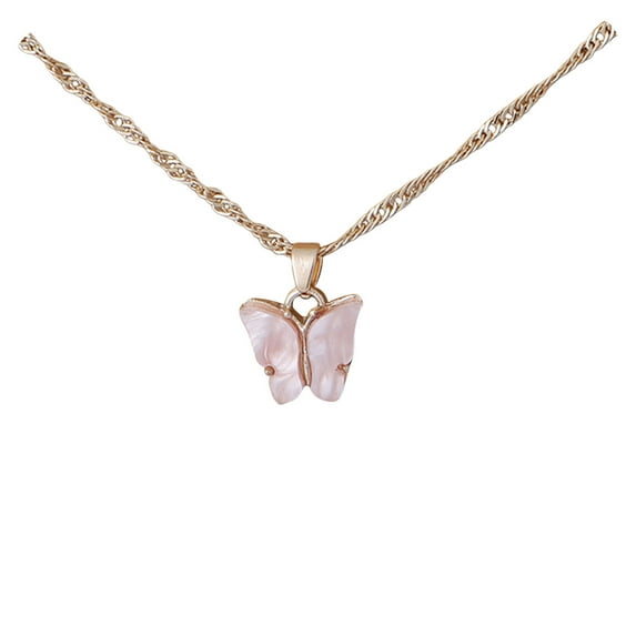 Womens Necklace Jewelry for Women Pendant Jewelry Clavicle Pendant Necklace Chain Accessories Acrylic