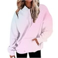 thumbnail image 1 of Womens Neon Print Oversized Sweatshirt Drawstring Pullover Sweatshirt Trendy Street Sweater Tops with Pocket Fall Fashion Clothes, 1 of 4