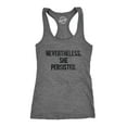 thumbnail image 1 of Womens Nevertheless She Persisted Funny National Congress Senate Fitness Tank Top, 1 of 5