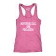 thumbnail image 1 of Womens Nevertheless She Persisted Funny National Congress Senate Fitness Tank Top, 1 of 7