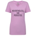 thumbnail image 1 of Womens Nevertheless She Persisted T-Shirt Political Tee for Ladies Vintage Print, 1 of 4