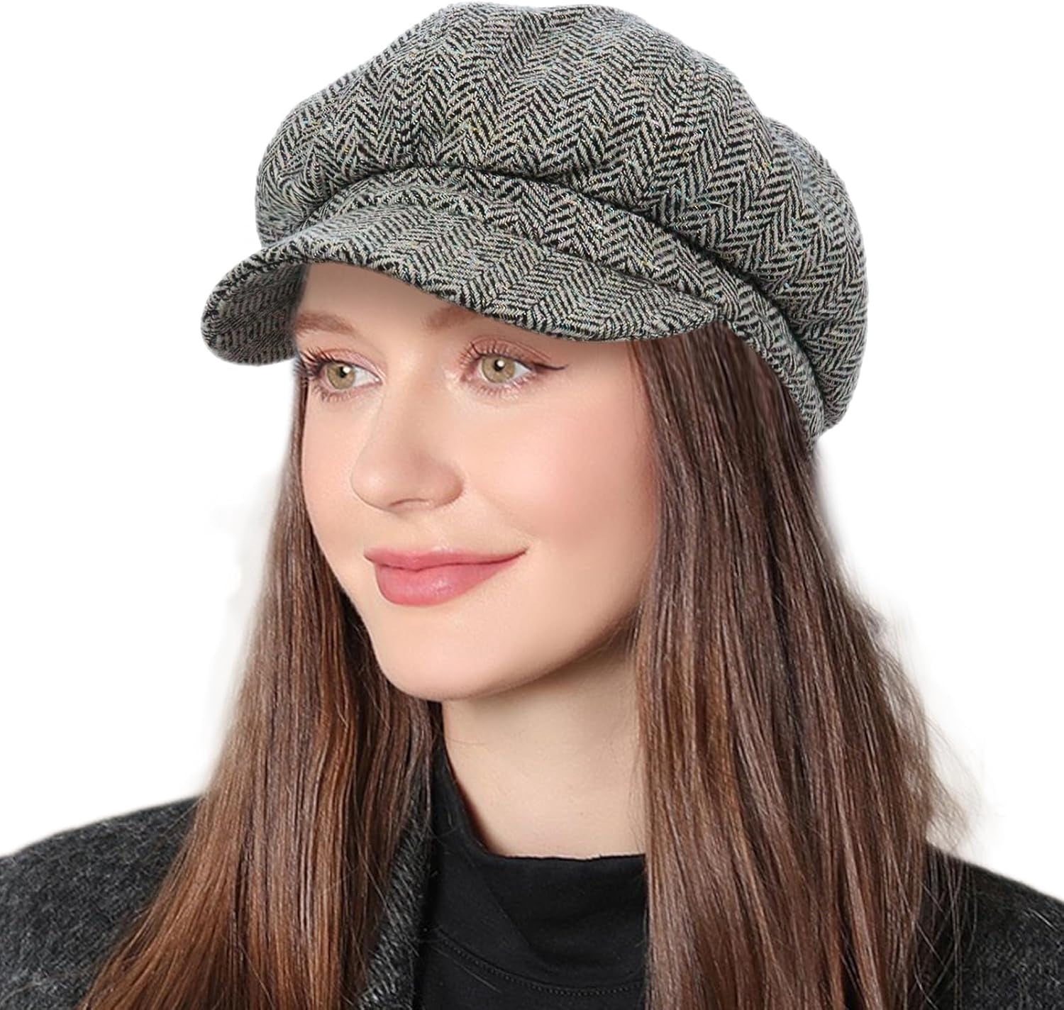 Womens Newsboy Caps Cabbie Gatsby Hat Visor Beret Hat 