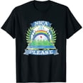 thumbnail image 1 of Womens Nica Please T-Shirt White Medium, 1 of 5