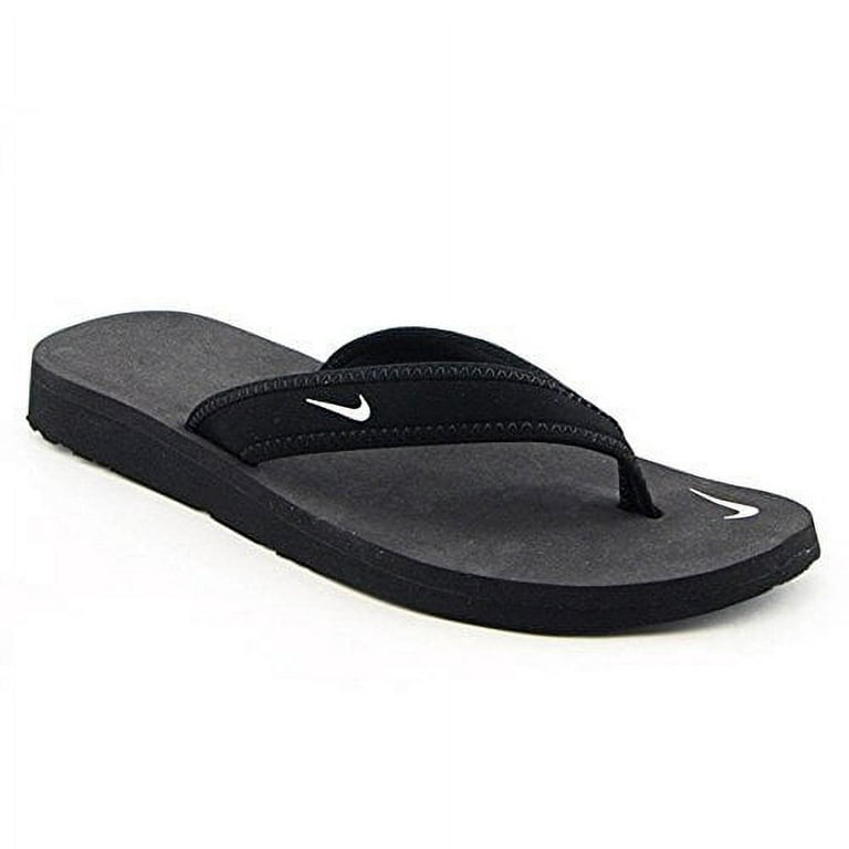 Nike Comfort Cushioned Footbed Women's Size 6 Flip Flop Thong Sandals Black