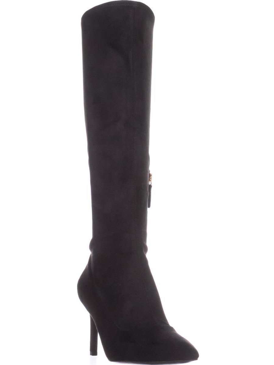 Womens Nine West Knee High Stiletto Boots, Black