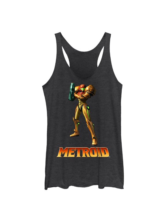 Womens Nintendo Prime Samus Aran Full Shot Racerback Tank