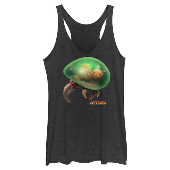 Womens Nintendo Tallon Creature Full Shot Logo Racerback Tank
