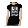 thumbnail image 1 of Womens No. 1 Cali Paradise Found Short-Sleeve T-Shirt - Black - 2X-Large, 1 of 1